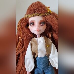 Mattel Monster High OOAK Doll Custom Hippie Flower Child Retro Doll - EUC